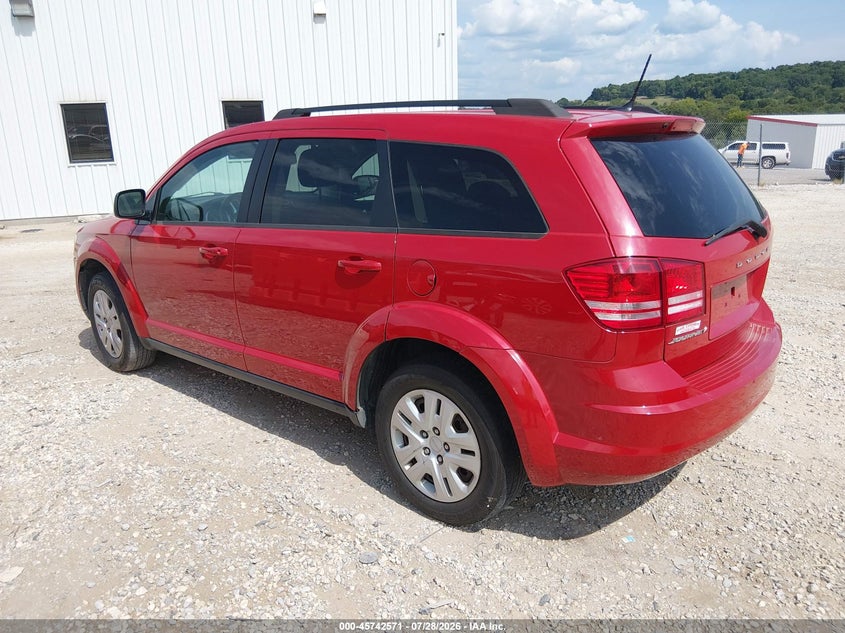 Vin: 3c4pdcab7ht517296, lot: 46241275, dodge journey se 20173
