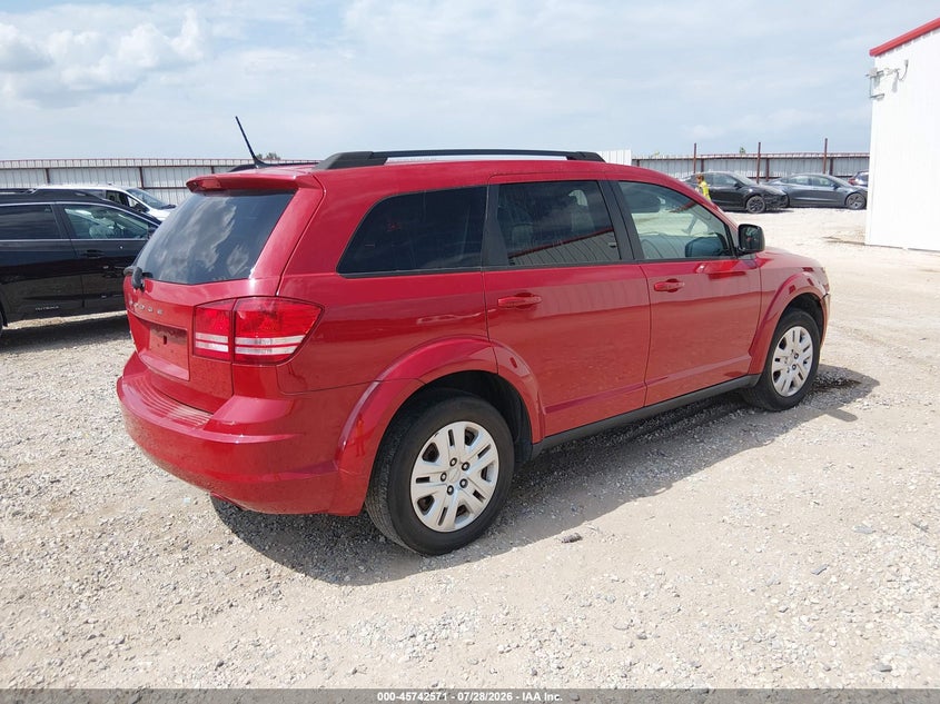 Vin: 3c4pdcab7ht517296, lot: 46241275, dodge journey se 20174