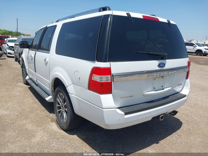 2017 FORD EXPEDITION EL auction photo 3