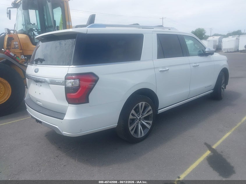 Vin: 1fmjk1mt1lea92473, lot: 46241302, ford expedition platinum max 20204