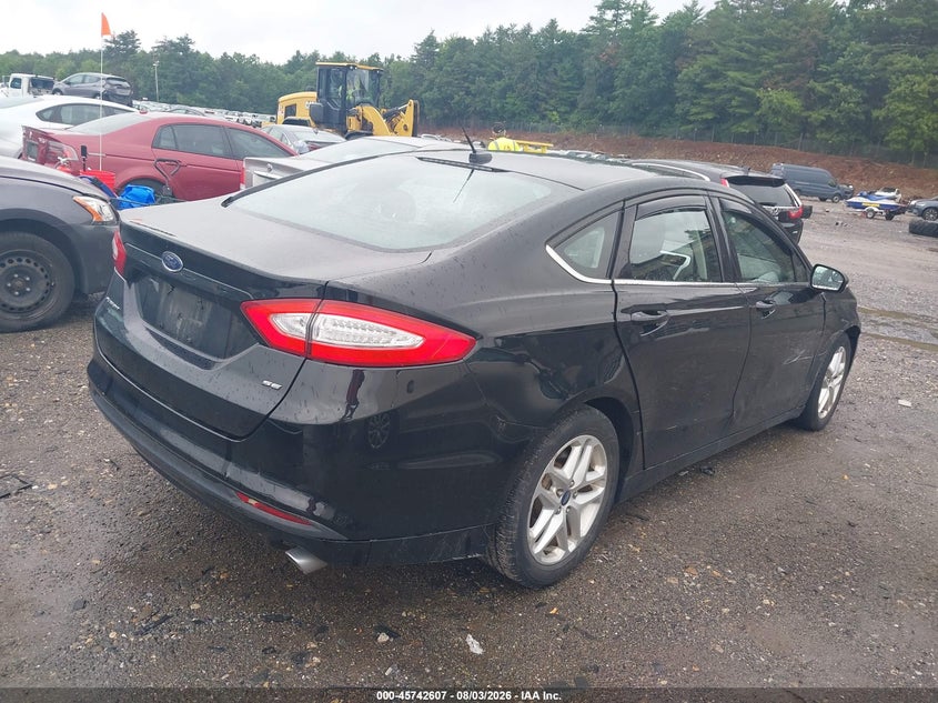 Vin: 3fa6p0h78gr116747, lot: 46241311, ford fusion se 20164