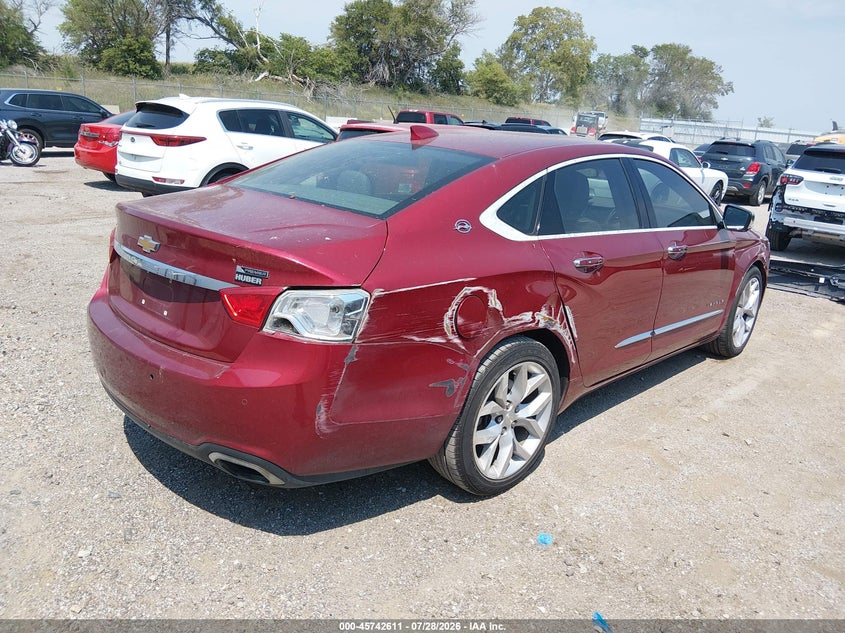 Vin: 2g1125s34j9156982, lot: 46241315, chevrolet impala 2lz 20184