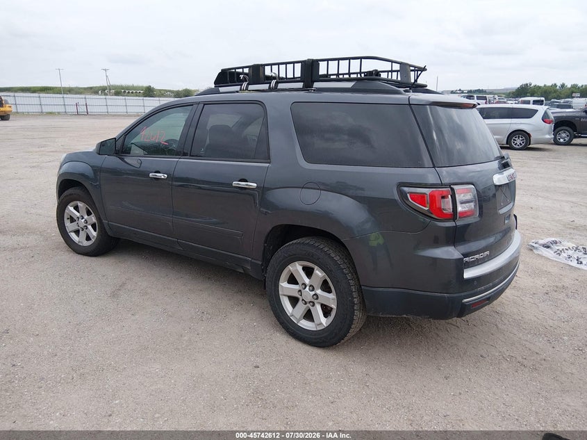 Vin: 1gkkrned9ej243013, lot: 46241316, gmc acadia sle-1 20143