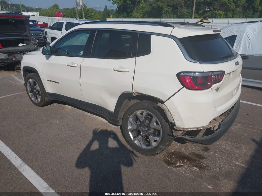 Vin: 3c4njccb1kt662449, lot: 46241320, jeep compass limited fwd 20193