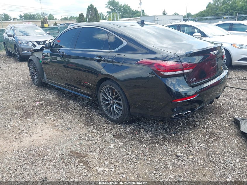 Vin: kmhgn4jb7ju248453, lot: 46241321, genesis g80 3.3t sport 20183