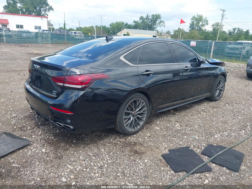 Vin: kmhgn4jb7ju248453, lot: 46241321, genesis g80 3.3t sport 20184