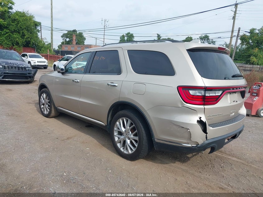 Vin: 1c4rdjeg2ec318716, lot: 46241344, dodge durango citadel 20143