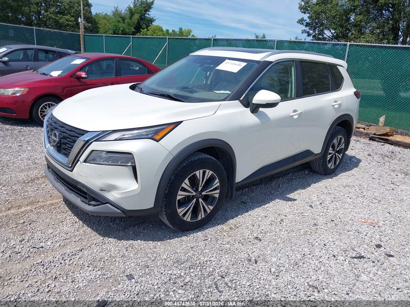 Vin: 5n1bt3bb8pc750363, lot: 46241354, nissan rogue sv intelligent awd 20232