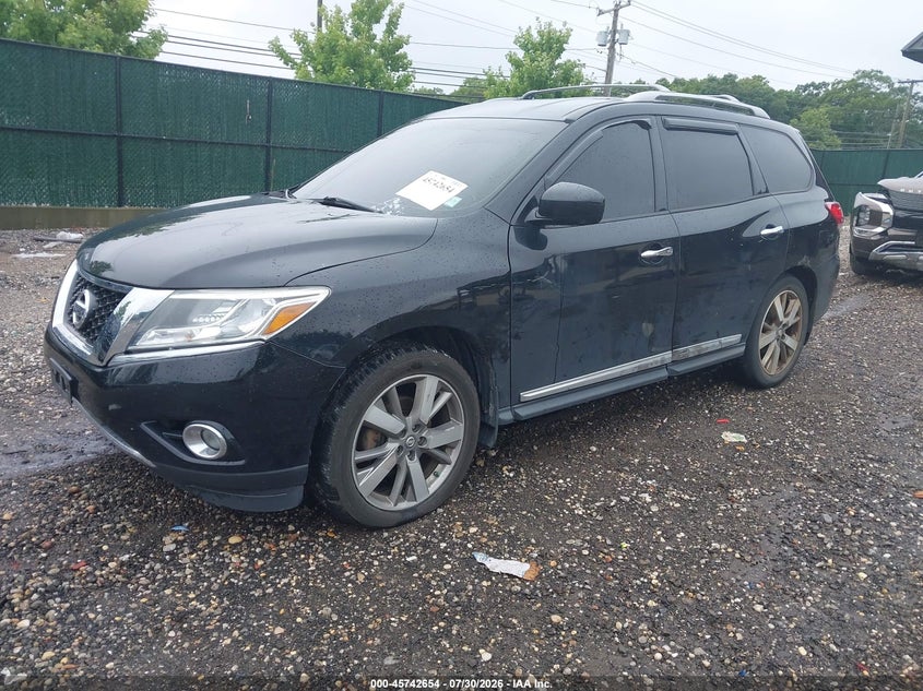 Vin: 5n1ar2mm5dc627943, lot: 46241358, nissan pathfinder platinum 20132