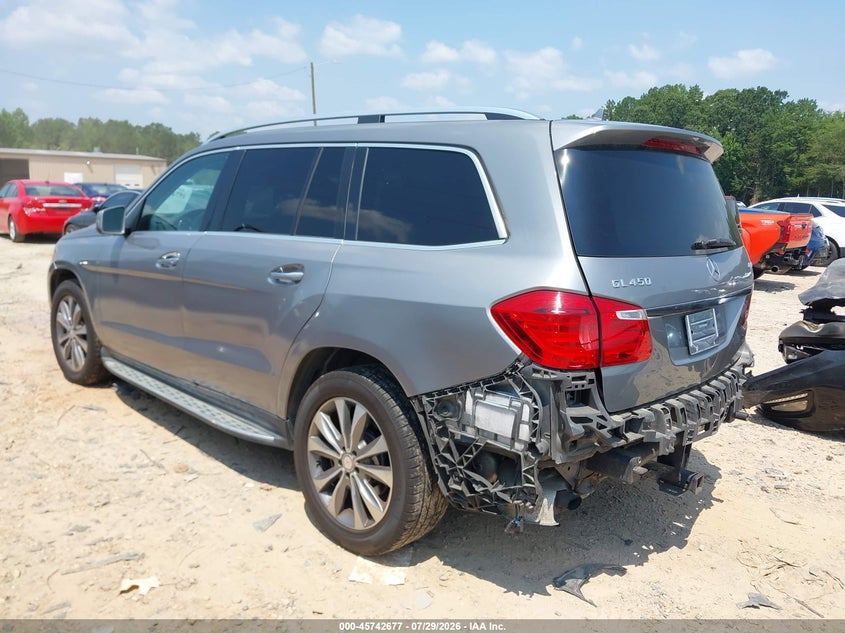 Vin: 4jgdf6ee1fa512047, lot: 46241381, mercedes-benz gl 450 4matic 20153
