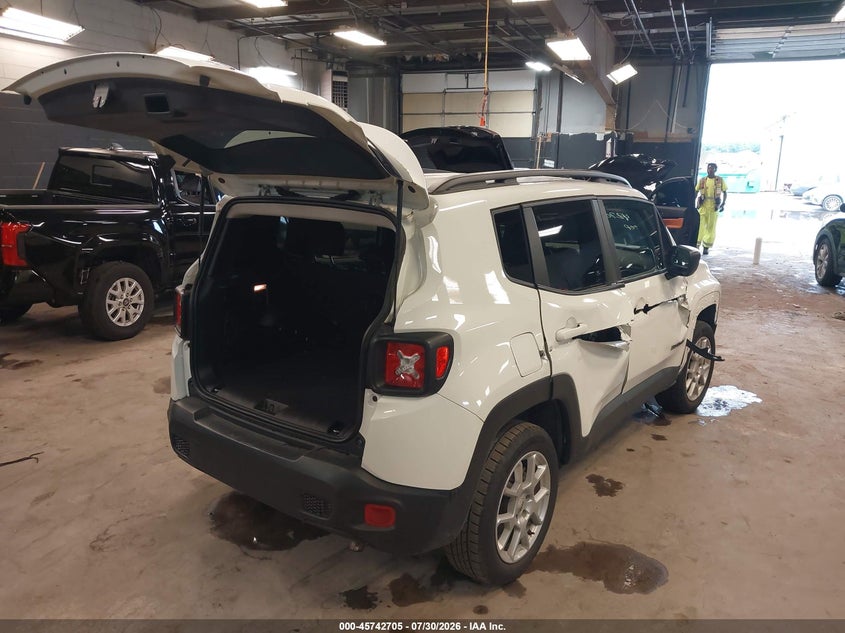 Vin: zacnjdb13npn72372, lot: 46241409, jeep renegade latitude 4x4 20224