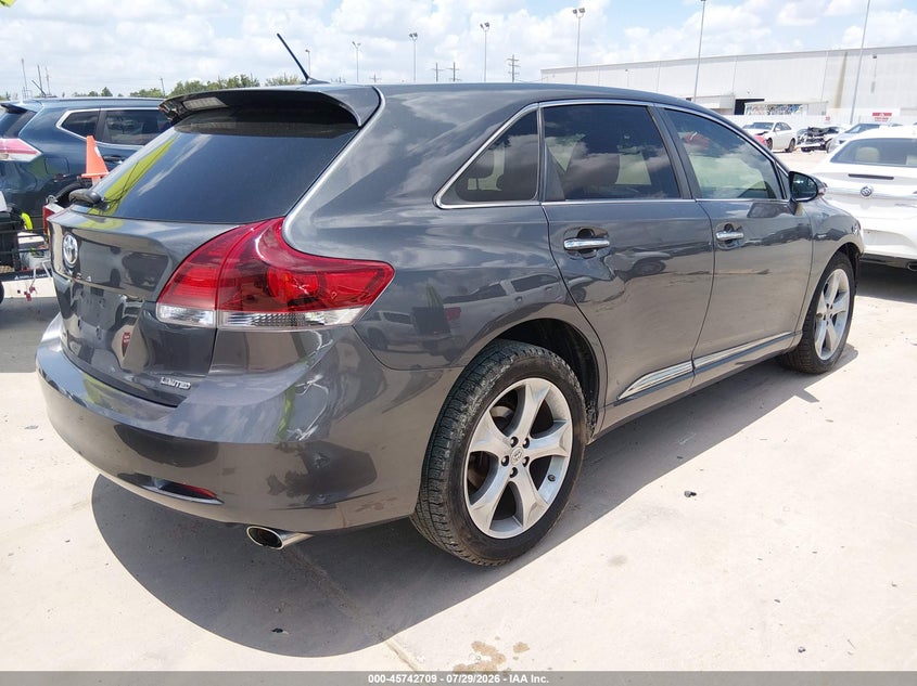 Vin: 4t3zk3bb9du056716, lot: 46241413, toyota venza limited v6 20134