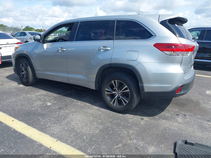 Vin: 5tdzarfh8hs026537, lot: 46241442, toyota highlander le 20173