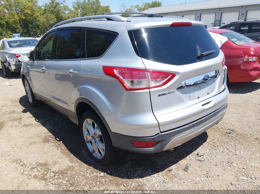 Vin: 1fmcu0j90eub31682, lot: 46241445, ford escape titanium 20143