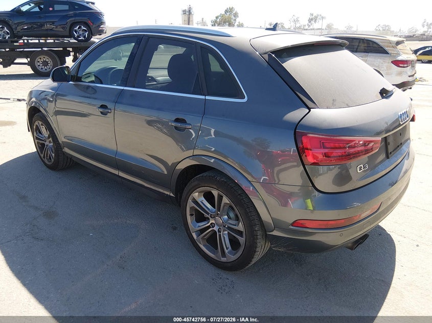 Vin: wa1hccfs8jr007922, lot: 46241460, audi q3 2.0t premium/2.0t sport premium 20183