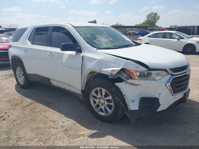 Vin: 1gnerfkw3kj276550, lot: 46241471, chevrolet traverse ls 2019 img_1