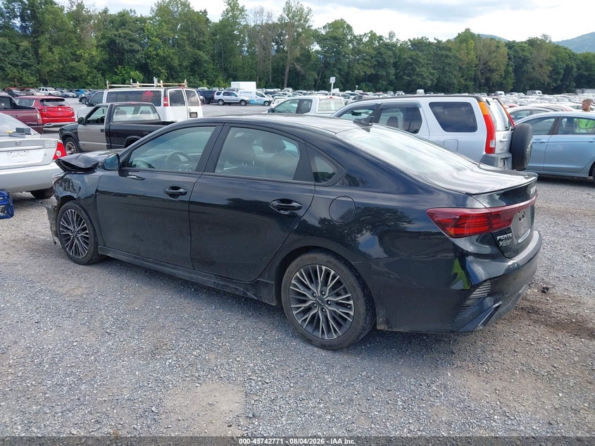 Vin: 3kpf54ad1pe661137, lot: 46241475, kia forte gt-line 20233