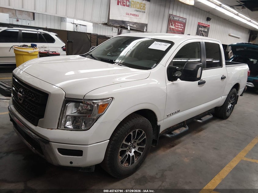 Vin: 1n6aa1ed9nn100852, lot: 46241494, nissan titan sv 4x4 20222