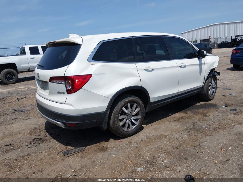 Vin: 5fnyf6h3xkb016018, lot: 46241496, honda pilot ex 20194
