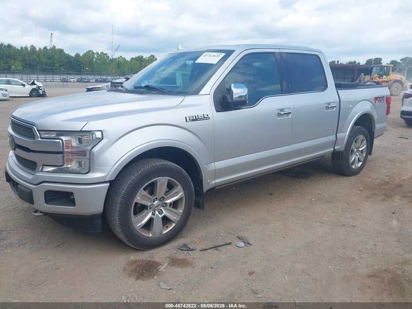 Vin: 1ftew1eg5jfb55464, lot: 46241526, ford f-150 platinum 20182