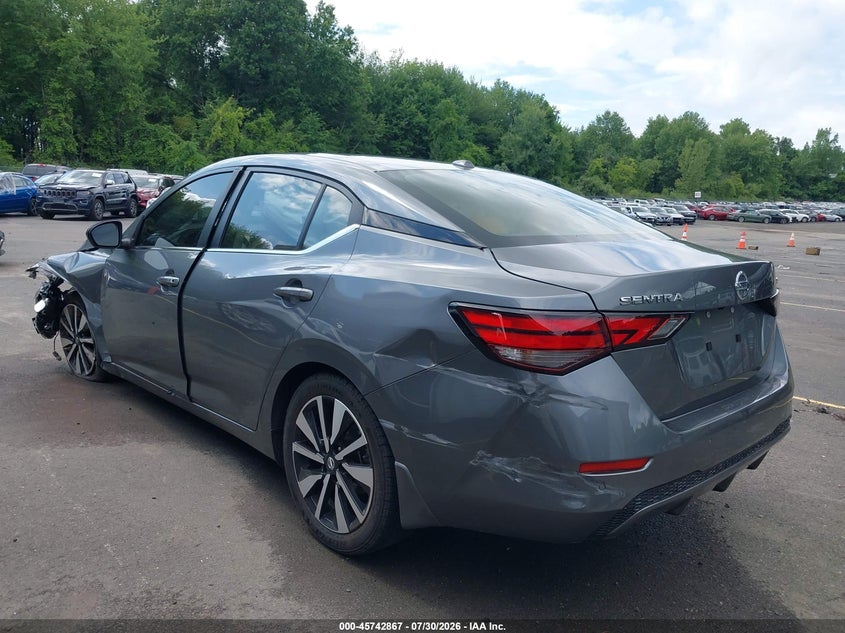 Vin: 3n1ab8cvxny255968, lot: 46241571, nissan sentra sv xtronic cvt 20223