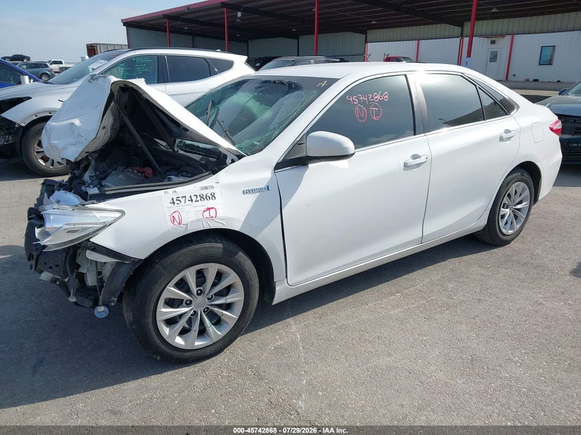 Vin: 4t1bd1fk7gu196495, lot: 46241572, toyota camry hybrid le 20162