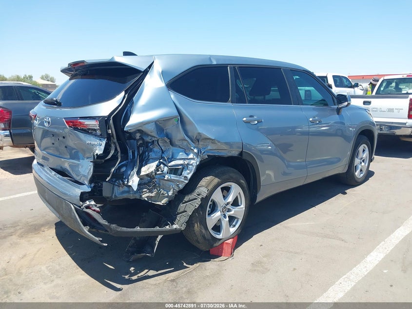 Vin: 5tdzarah3ps020098, lot: 46241594, toyota highlander hybrid le 20234