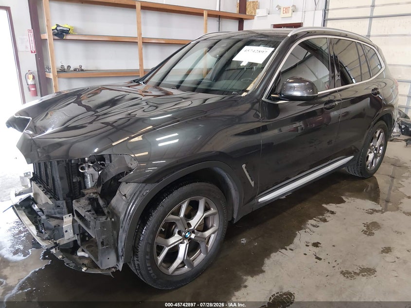 Vin: 5uxty5c04m9h40748, lot: 46241601, bmw x3 xdrive30i 20212
