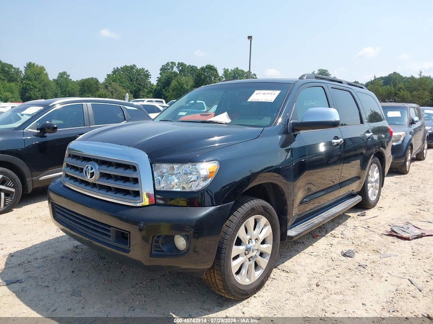 Vin: 5tdyy5g11as023258, lot: 46241618, toyota sequoia platinum 5.7l v8 20102