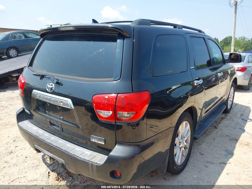 Vin: 5tdyy5g11as023258, lot: 46241618, toyota sequoia platinum 5.7l v8 20104
