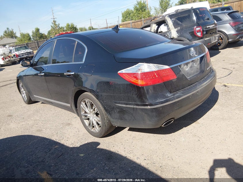 Vin: kmhgc4df1au072438, lot: 46241620, hyundai genesis 4.6 20103