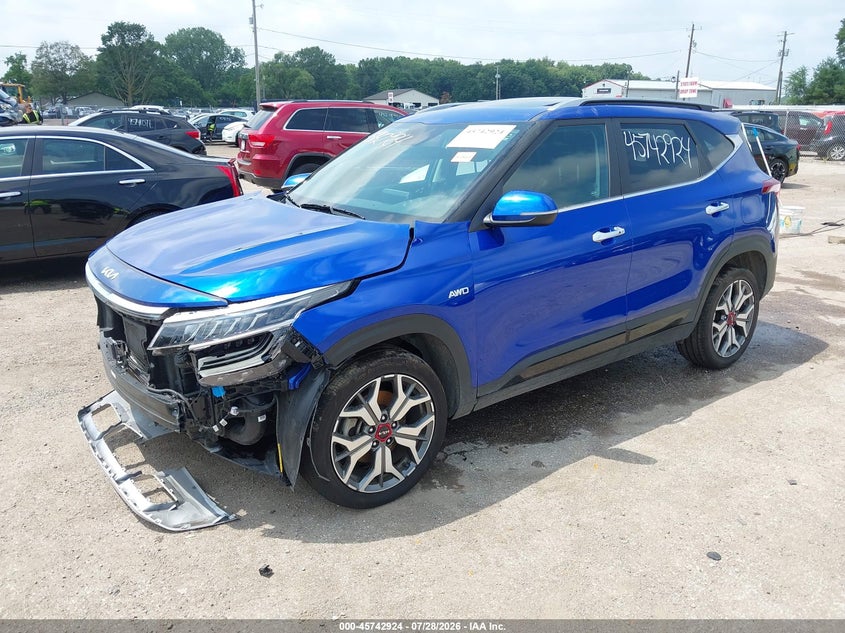 Vin: kndetca23p7354577, lot: 46241628, kia seltos sx turbo 20232