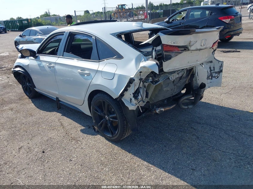 Vin: 2hgfe1e53sh477530, lot: 46241635, honda civic si base w/high performance summer tires/ 20253