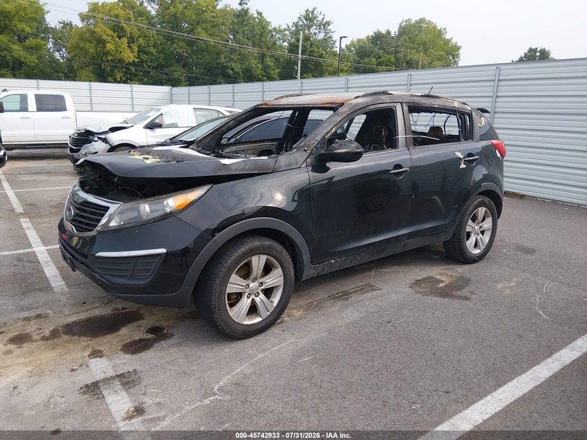 Vin: kndpb3a21c7248442, lot: 46241636, kia sportage lx 20122