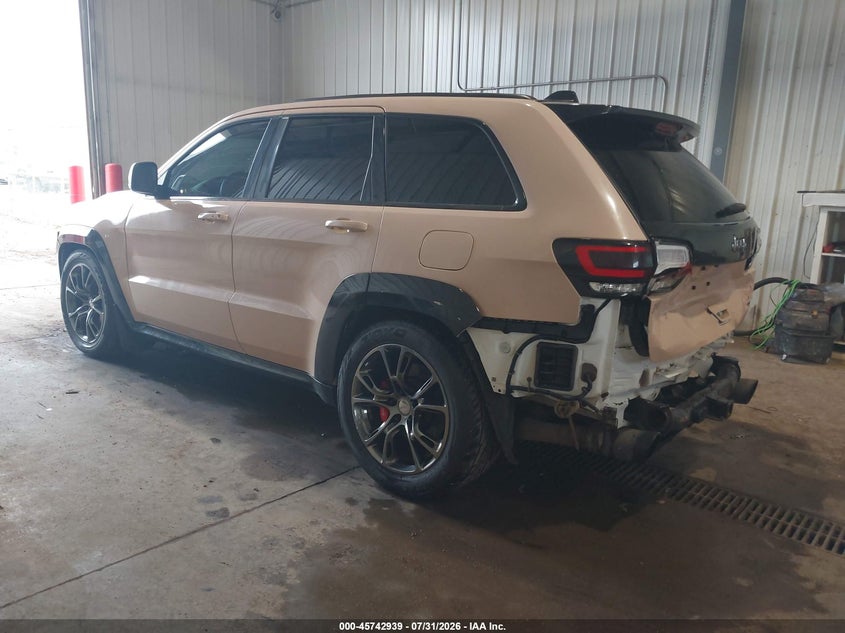 Vin: 1c4rjfdj6ec378923, lot: 46241643, jeep grand cherokee srt 20143