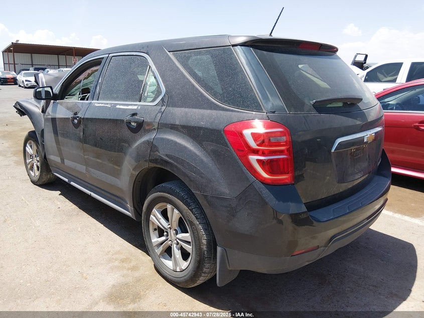 Vin: 2gnalbek5g6138546, lot: 46241647, chevrolet equinox ls 20163