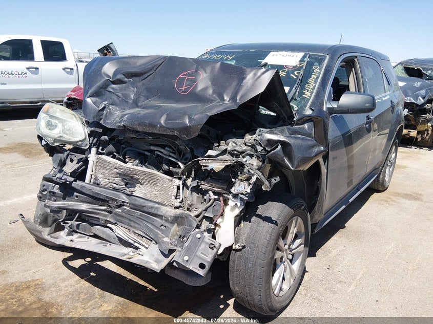 Vin: 2gnalbek5g6138546, lot: 46241647, chevrolet equinox ls 20162