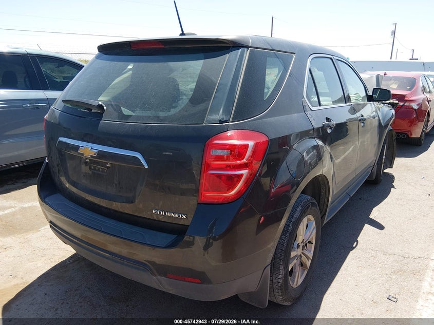 Vin: 2gnalbek5g6138546, lot: 46241647, chevrolet equinox ls 20164