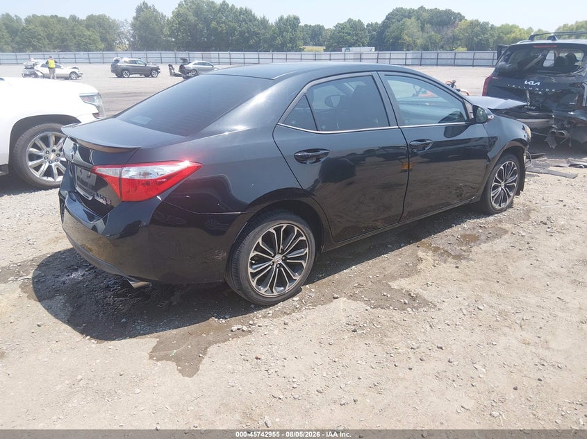 Vin: 5yfburhe0fp304428, lot: 46241659, toyota corolla s/s plus/s premium 20154