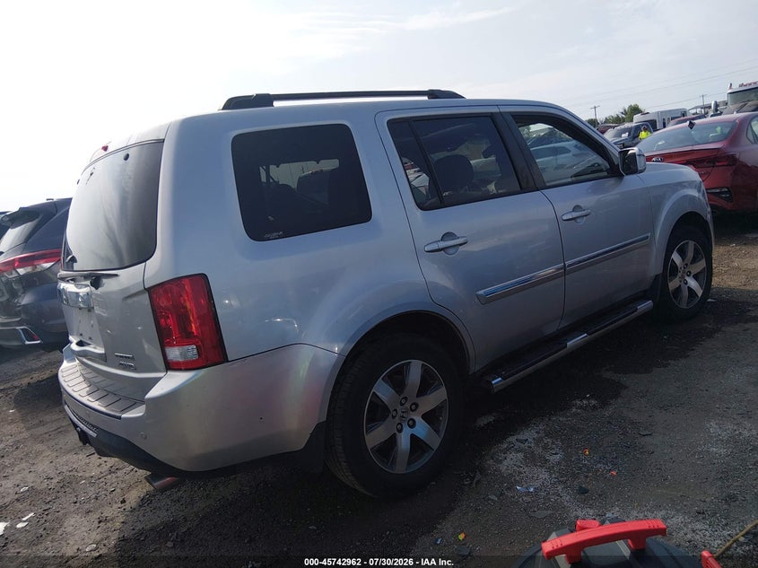 Vin: 5fnyf4h98db070607, lot: 46241666, honda pilot touring 20134