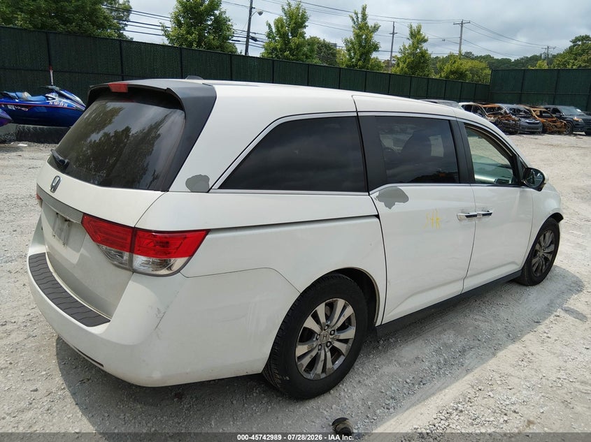 Vin: 5fnrl5h64eb069271, lot: 46241693, honda odyssey ex-l 20144