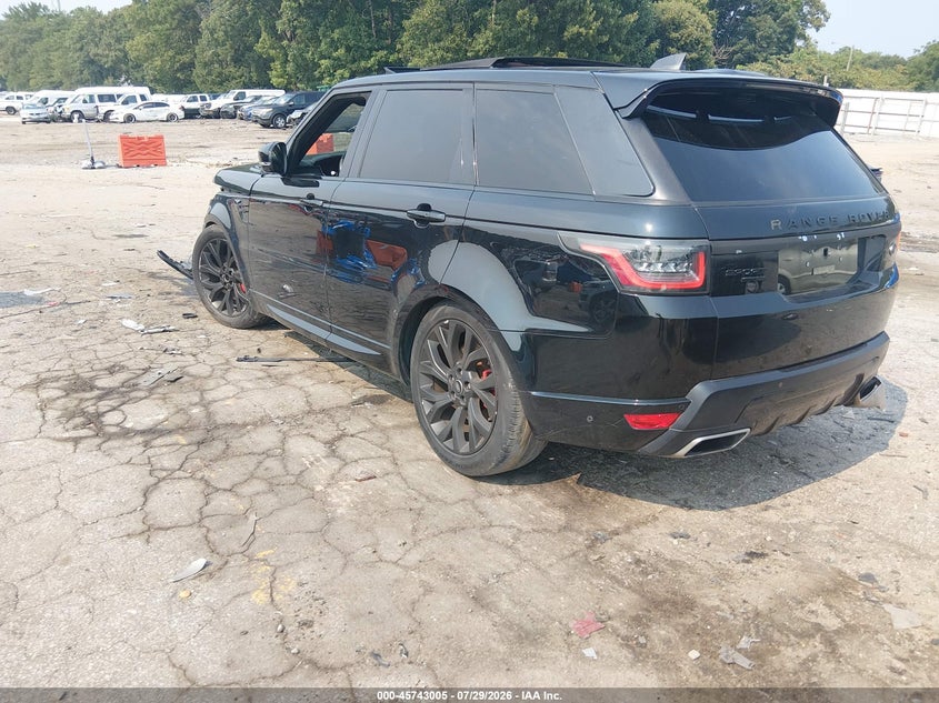 Vin: salwr2rv5ja699527, lot: 46241708, land rover range rover sport hse 20183
