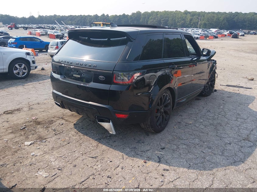 Vin: salwr2rv5ja699527, lot: 46241708, land rover range rover sport hse 20184