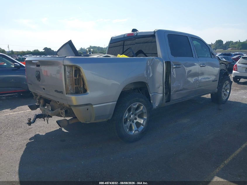 Vin: 1c6srfft7ln203792, lot: 46241736, ram 1500 big horn  4x4 5'7 box 20204