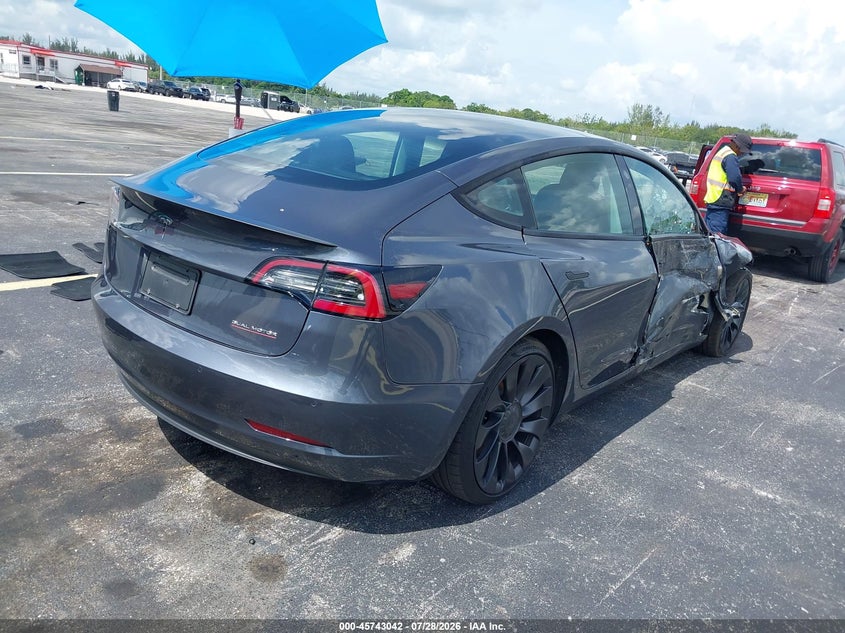 2022 TESLA MODEL 3 auction photo 4