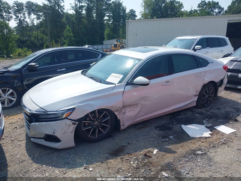 Vin: 1hgcv1f55ma117825, lot: 46241757, honda accord ex-l 20212