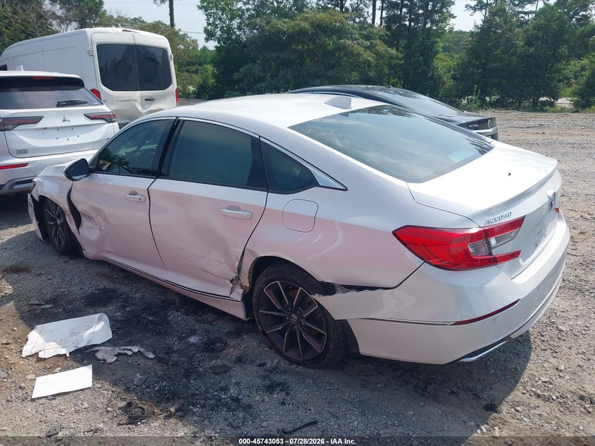 Vin: 1hgcv1f55ma117825, lot: 46241757, honda accord ex-l 20213