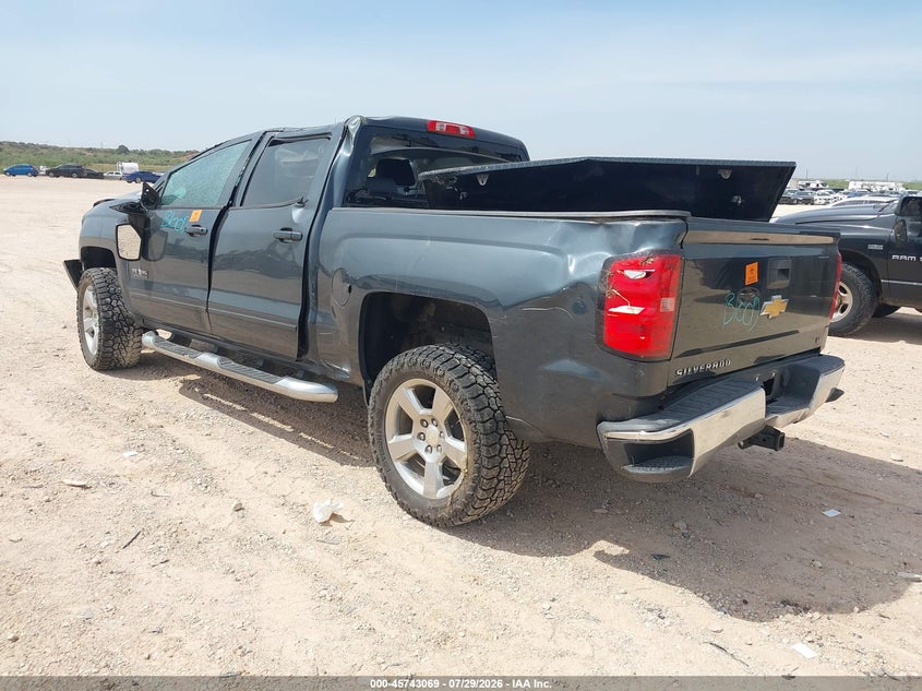 Vin: 3gcpcrec6jg457552, lot: 46241773, chevrolet silverado 1500 1lt 20183