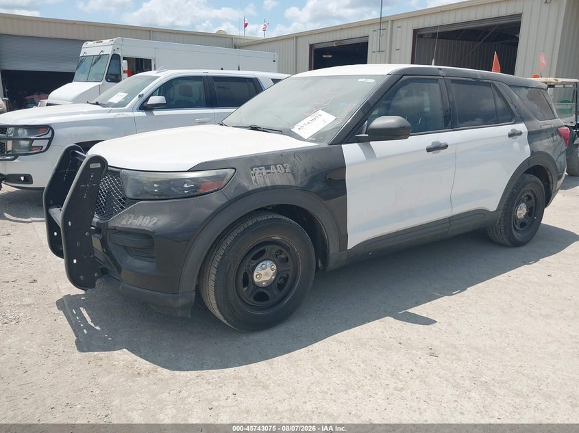 Vin: 1fm5k8ab9mga24739, lot: 46241779, ford police interceptor utility 20212