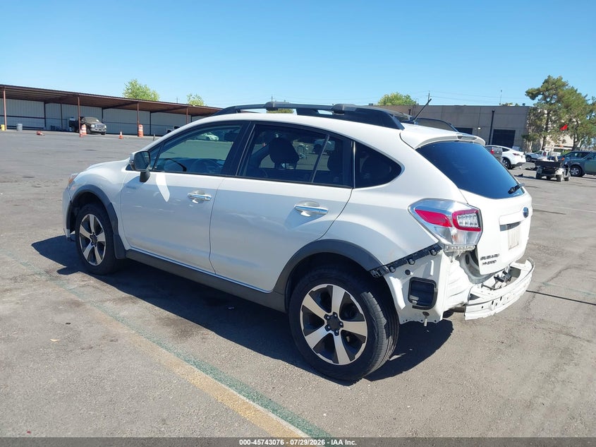 Vin: jf2gpbkc7eh290230, lot: 46241780, subaru xv crosstrek hybrid 2.0i touring 20143